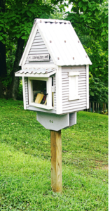 Wooden Little Free Library 