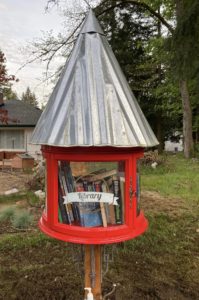 Red Neighborhood Little Free Library 