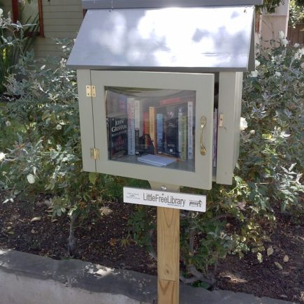 Little Free Library with Books