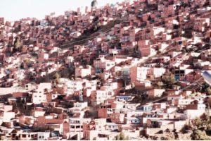 Mass Urbanization Bolivian City