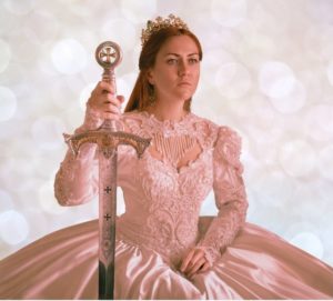 Queen Holding A Sword