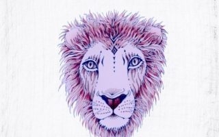 Lion Watercolor Illustration
