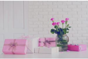 Pink Gift Wrapped Books