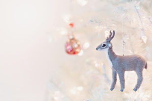 Reindeer on Christmas tree